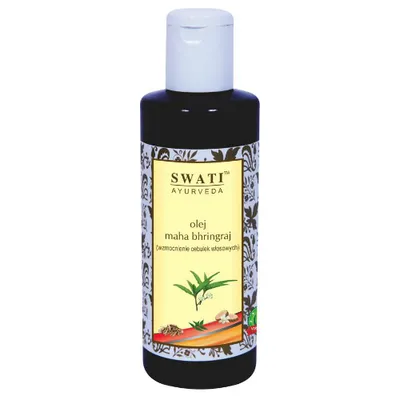 Swati Ayurveda Naturalny olej maha bhringraj na wzmocnienie cebulek włosowych