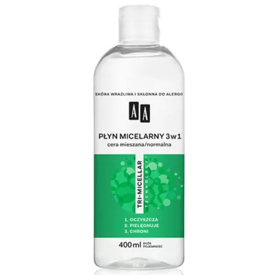 AA Tri-Micelar, Płyn micelarny 3 w 1