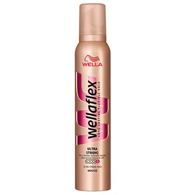 Wella Wellaflex, Ultra Strong Mousse (Pianka do włosów ekstra mocna)
