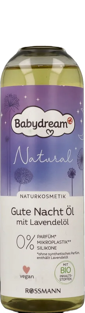 Babydream Natural, Good Night Lavender Oil (Olejek lawendowy na dobranoc dla dzieci)