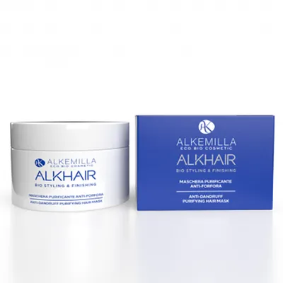Alkemilla Eco Bio Cosmetics Alkhair, Maschera Purificante Antiforfora (Maska oczyszczająca do włosów)