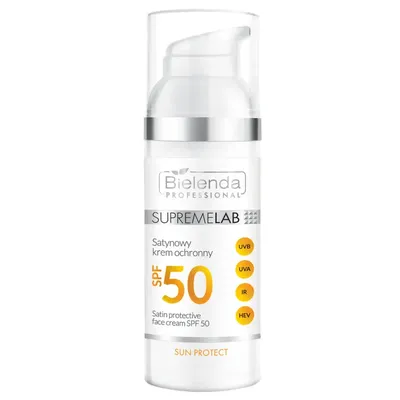 Bielenda Professional SUPREMELAB Satin Protective Face Cream SPF 50 (Satynowy krem ochronny SPF 50)
