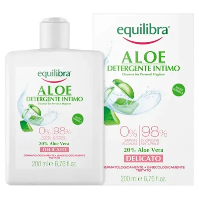 Equilibra Aloe, Delicate Wsh Gel (Delikatny żel aloesowy do higieny intymnej)