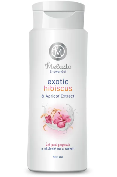 Melado 'Exotic Hibiscus & Apricot Extract, Shower Gel (Żel pod prysznic z ekstraktem z moreli)