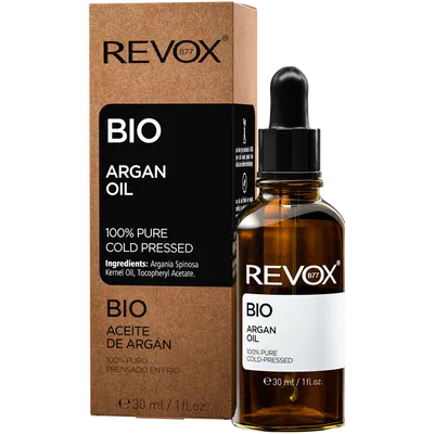 Revox Bio, 100% Pure Cold Pressed Argan Oil (Olej arganowy 100%)