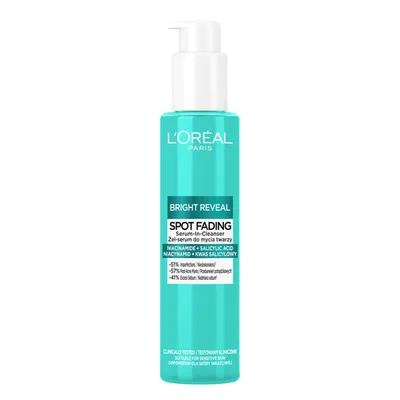 L'Oreal Paris Bright Reveal, Spot Fading Serum-in-Cleanser (Żel-serum do mycia twarzy)