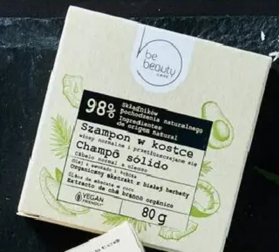 bebeauty Szampon w kostce do włosów normalnych i przetłuszczających się