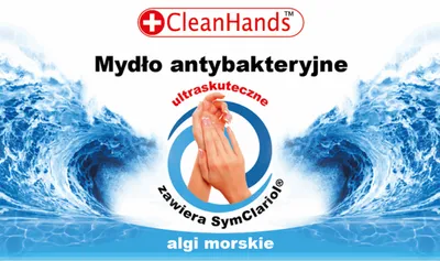 CleanHands Mydło antybakteryjne w kostce `Algi morskie`