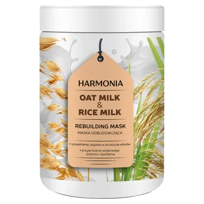 Harmonia Oat Milk & Rice Milk, Rebuilding Mask (Odbudowująca maska do włosów)