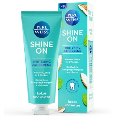 Perlweiss Shine On, Zahnpasta [Whitening Zahncreme] (Wybielająca pasta do zębów (różne rodzaje))