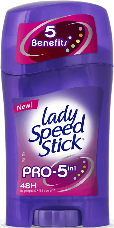 Lady Speed Stick Pro 5 in 1, Antyperspirant w sztyfcie