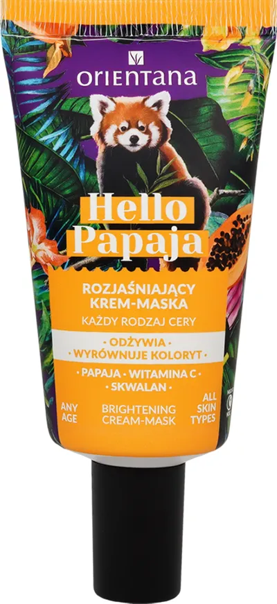 Orientana Hello Papaja, Rozjaśniający krem-maska