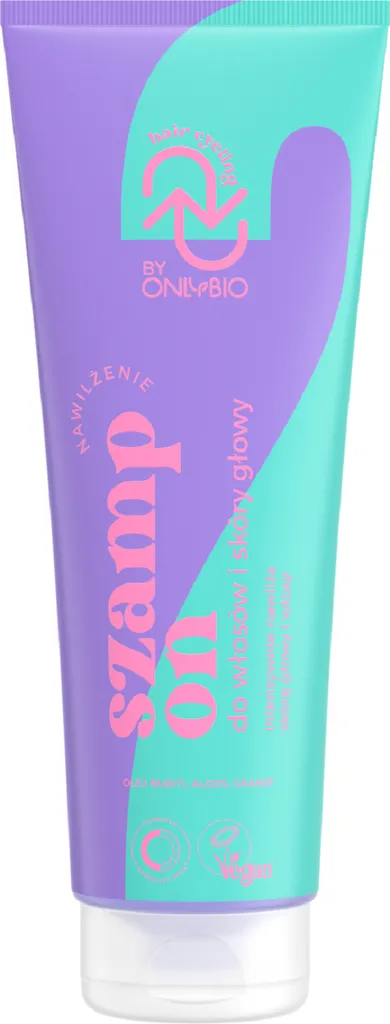 OnlyBio Hair Cycling, Nawilżający szampon do włosów i skóry głowy