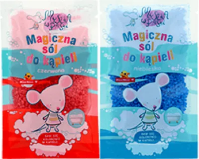 Myszka w paski Magiczna sól do kąpieli (różne rodzaje)