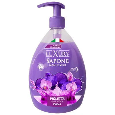 Luxury Sapone Mani E Viso Violetta &  Orchidea (Mydło do rąk w płynie)