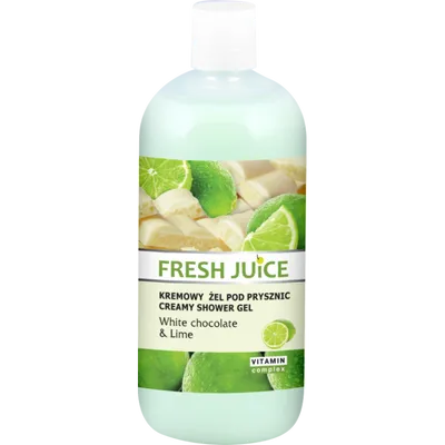 Fresh Juice Kremowy żel pod prysznic `White Chocolate & Lime`