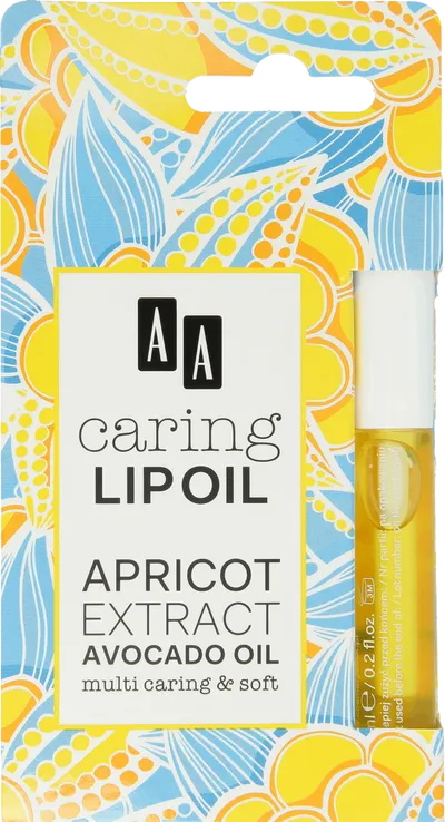 AA Caring Lip Oil Apricot (Upiększający olejek do ust)