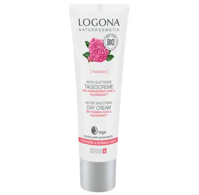 Logona Day Cream Bio - Rose (Krem do twarzy na dzień z bio - różą)