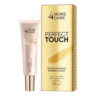 More4Care Perfect Touch, Kryjący podkład rozświetlający 16h