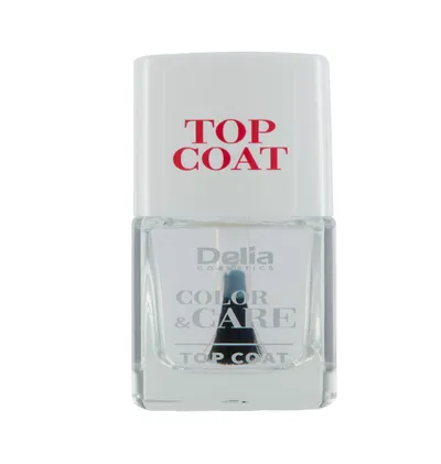 Delia Color & Care Top Coat (Top coat do paznokci)