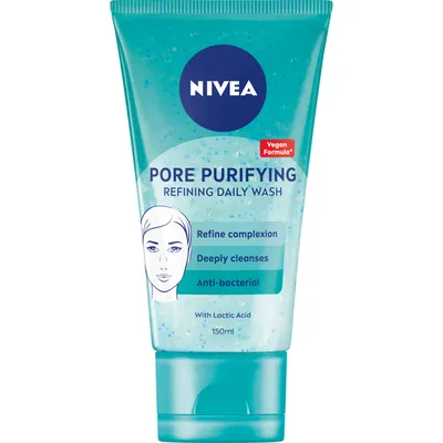 Nivea Pore Purifying Refining Daily Wash (Żel do mycia twarzy przeciw niedoskonałościom)