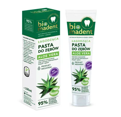 Bio Madent Łagodząca pasta do zębów `Aloe Vera`