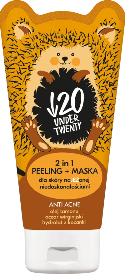 Under Twenty 2 in 1 Peeling + maska dla skóry naJEŻonej niedoskonałościami