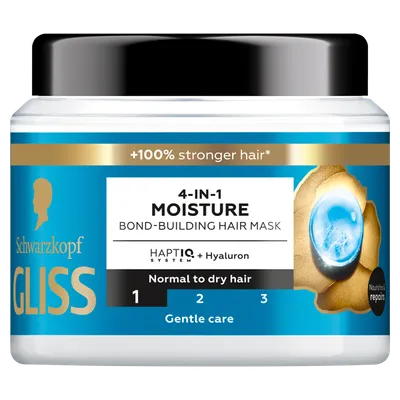 Schwarzkopf Gliss 4-in-1 Moisture Bond-Building Hair Mask (Nawilżająca maska do włosów)