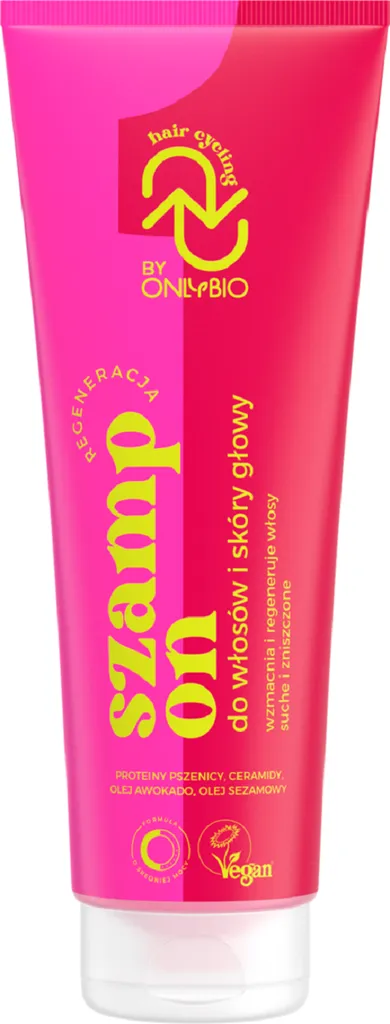 OnlyBio Hair Cycling, Regenerujący szampon do włosów i skóry głowy