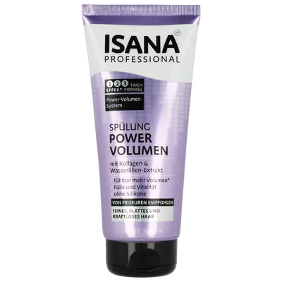 Isana Professional, Power Volumen, Spulung (Odżywka do włosów delikatnych, prostych i słabych)