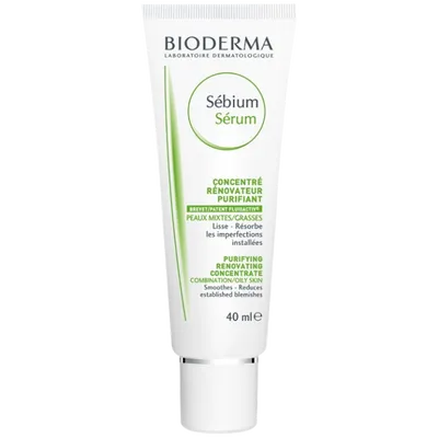 Bioderma Sebium Serum, Concentre Renovateur Purifiant (Złuszczające serum do skóry tłustej i mieszanej)