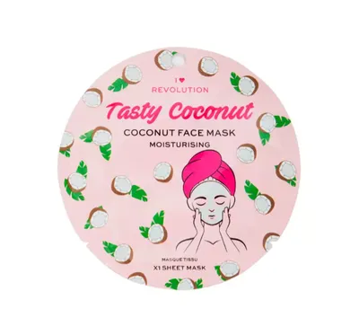 I Heart Revolution Tasty Coconut Face Mask (Kokosowa maska do twarzy)