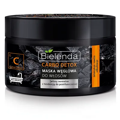 Bielenda Carbo Detox, Maska węglowa do włosów