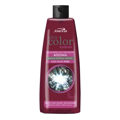 Joanna Ultra Color System, Płukanka do włosów różowa