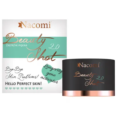 Nacomi Beauty Shot 2.0,  Serum - krem do twarzy  `Zastrzyk piękna`