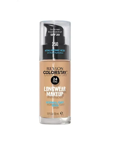 Revlon Colorstay, Longwear Makeup 24H with Hialuronic Acid, Normal to Dry Skin (Długotrwały podkład z kwasem hialuronowym do cery normalnej i suchej z SPF20)