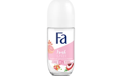 Fa Fresh & Free with Magnesium Complex Grapefruit & Lychee Scent Anti-perspirant Roll-on (Antyperspirant w kulce)
