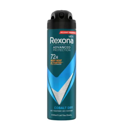Rexona Men Advanced Protection, Cobalt Dry, 72H Protection Anti-Perspirant Spray (Antyperspirant w sprayu)