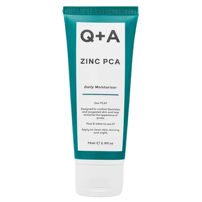 Q+A Zinc PCA, Daily Moisturiser (Krem nawilżający do twarzy z cynkiem PCA)