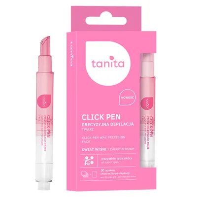 Tanita Click Pen Wax Precision Face (Wosk do precyzyjnej depilacji twarzy  `Kwiat wiśni`)