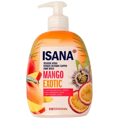 Isana Mango Exotic Milde Seife (Delikatne mydło w płynie o zapachu tropikalno-owocowym)
