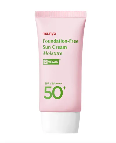 Ma:nyo Moisture Foundation, Free Sun Cream SPF50 (Nawilżający krem ochronny do twarzy SPF50)