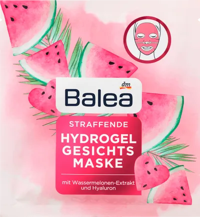 Balea Maske Wassermelone Hydrogel (2-częściowa hydrożelowa maska arbuzowa)