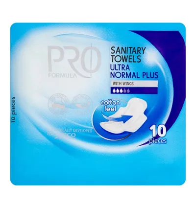 Pro Formula Sanitary Towels Normal Plus with Wings (Podpaski higieniczne ze skrzydełkami)