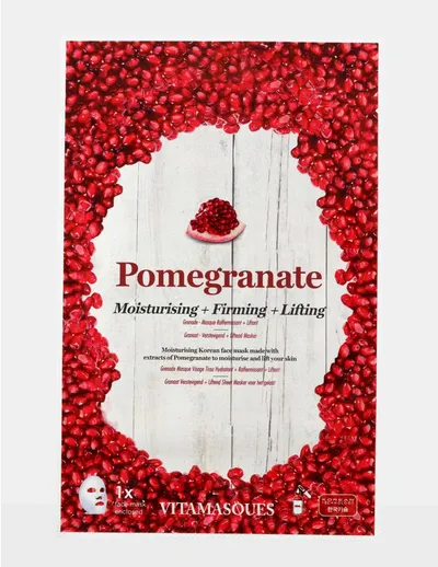 Vitamasques Pomegranate Sheet Face Mask (Maska w płachcie z granatem)