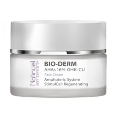 Natinuel Bio-Derm AHAs 16% GHK-CU Face Cream (Stymulująco-regenerujący krem z kompleksem AHA do cery dojrzałej)