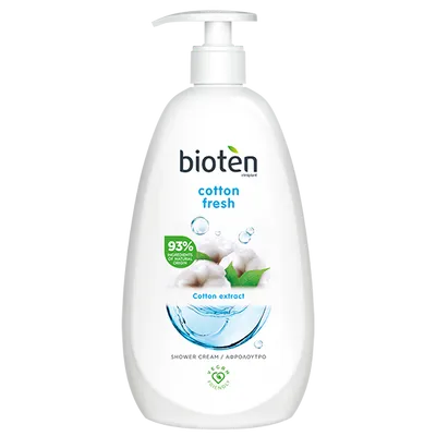 Bioten Shower Cream Cotton Fresh (Kremowy żel pod prysznic `Bawełna`)