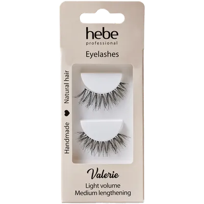 Hebe Professional, Eyelashes Valerie (Naturalne rzęsy wielokrotnego użytku)