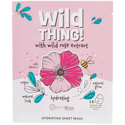 Action Wild Thing! With Wild Rose Extract Hydrating Sheet Mask (Maseczka w płachcie)