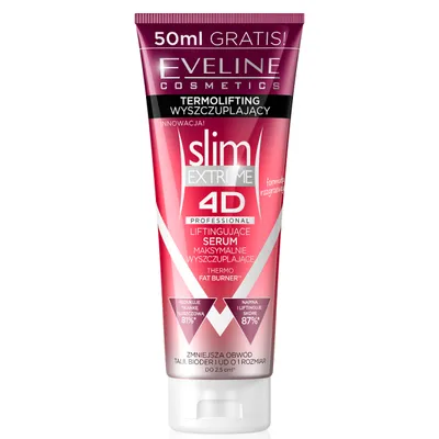 Eveline Cosmetics Slim Extreme 4D, Liftingujące serum maksymalnie wyszczuplające